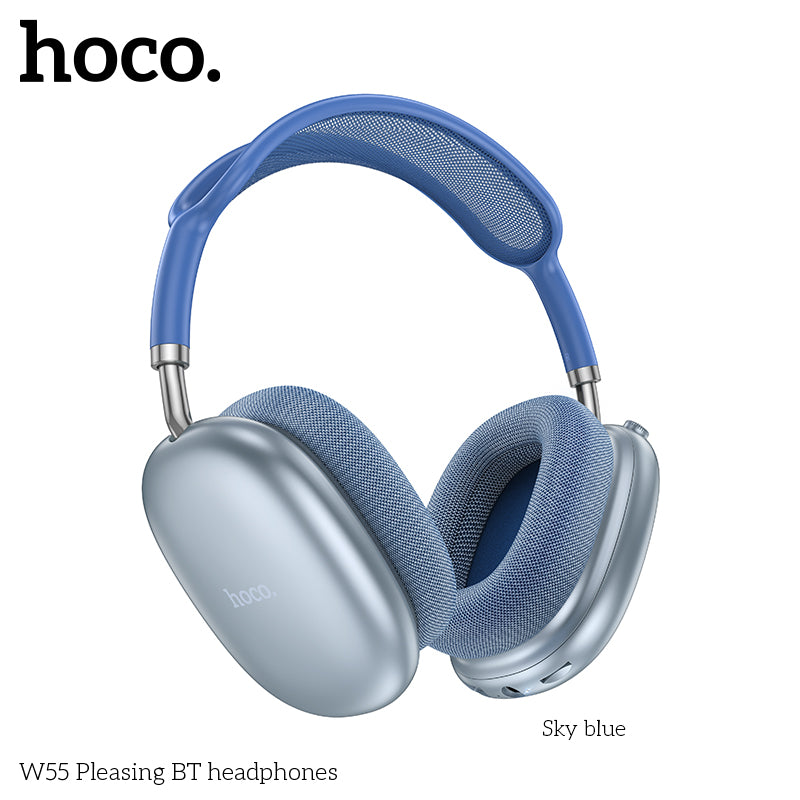 HD_SYNC:W55 Plus Happiness ANC noise reduction BT headphones