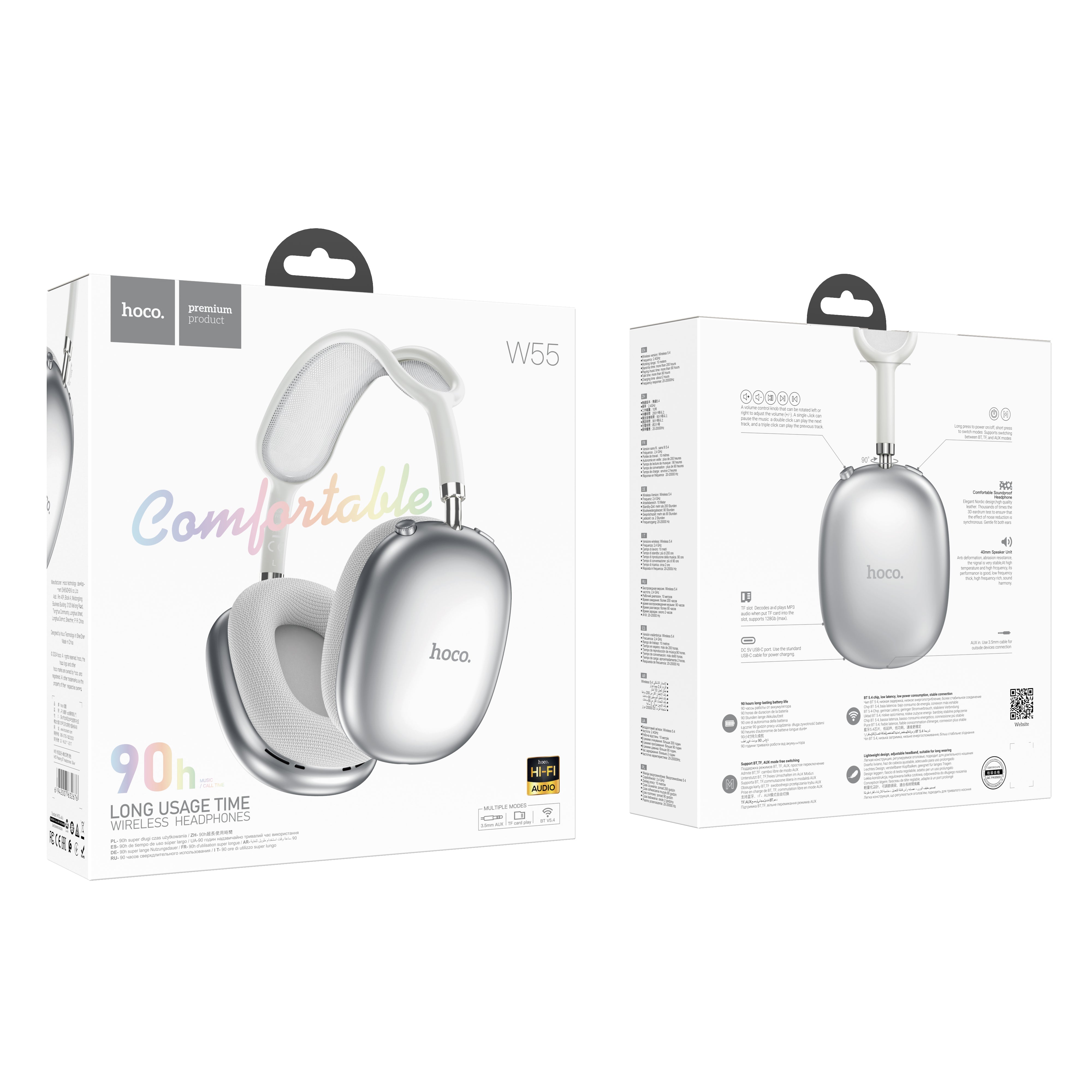 HD_SYNC:W55 Pleasing BT headphones