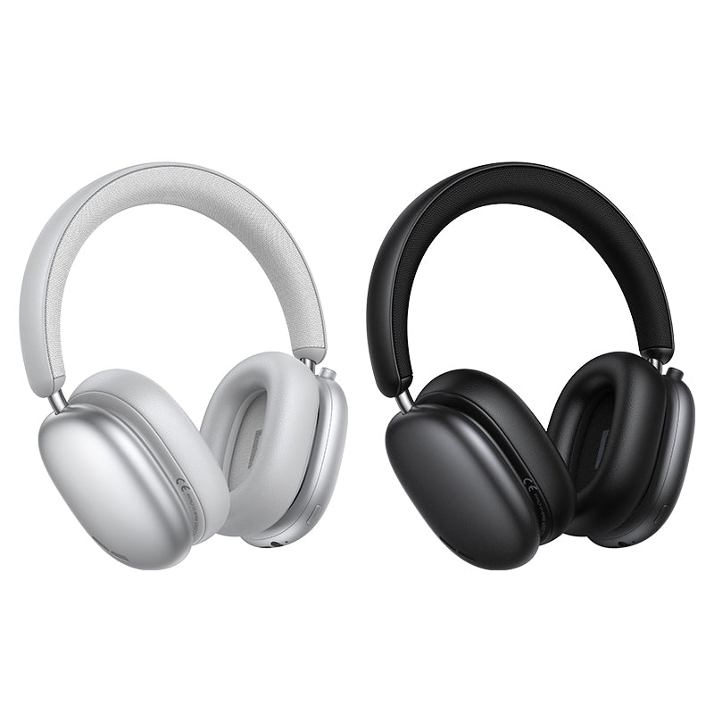 HOCO. Wireless Headphone W63 (BT v5.4) Supports ANC Noise Reduction - sliver