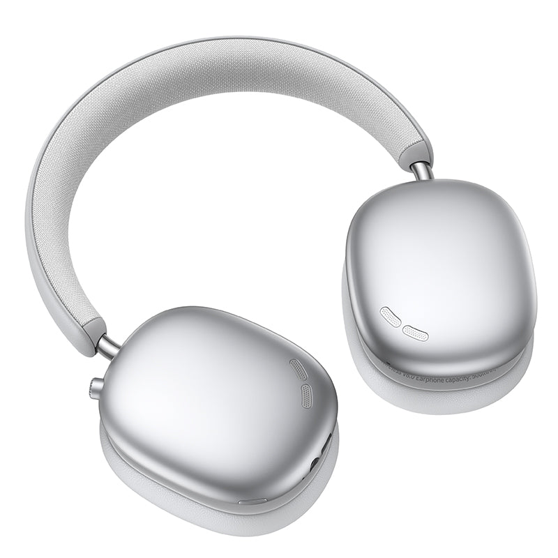 HOCO. Wireless Headphone W63 (BT v5.4) Supports ANC Noise Reduction - sliver