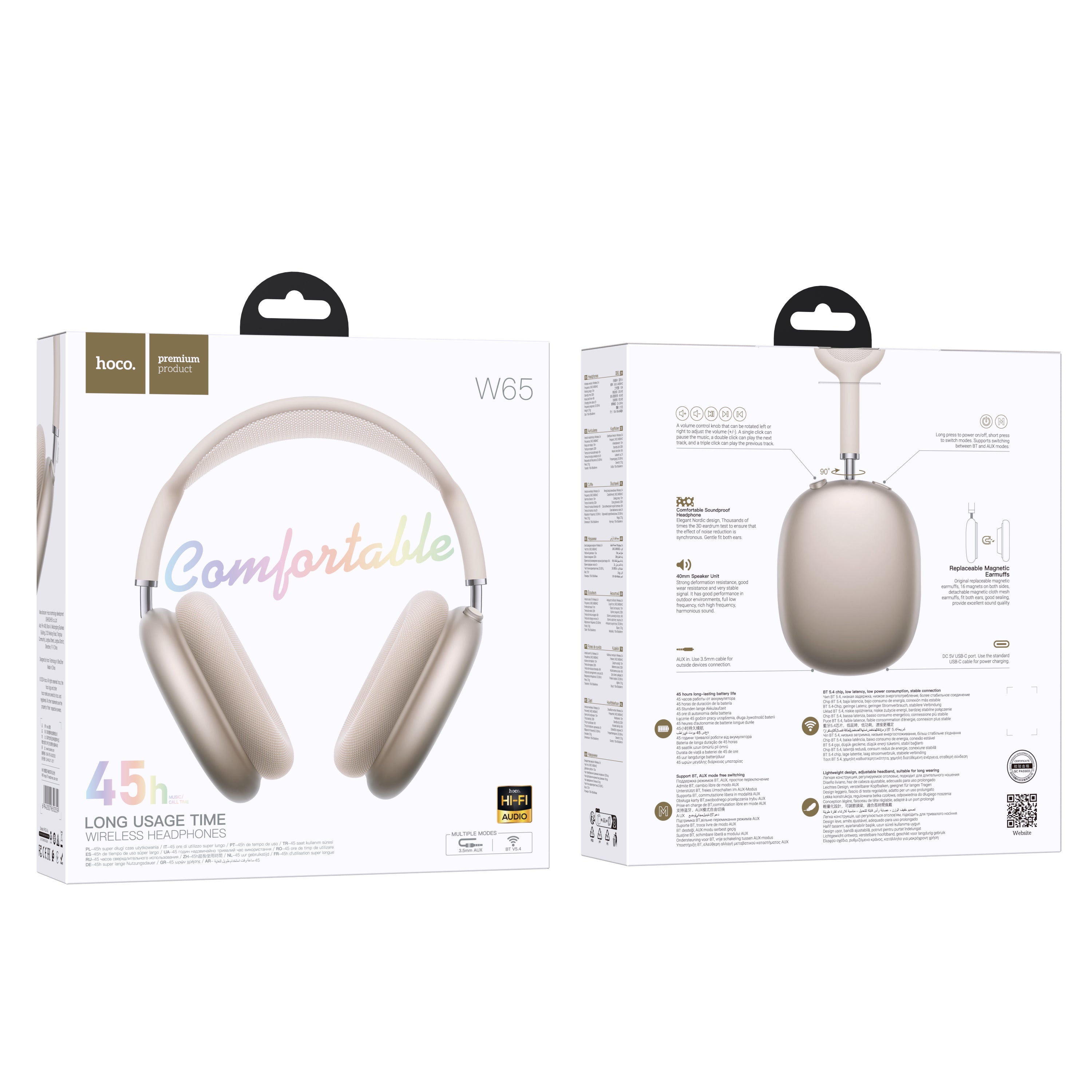 HD_SYNC:W65 Happy BT headphones