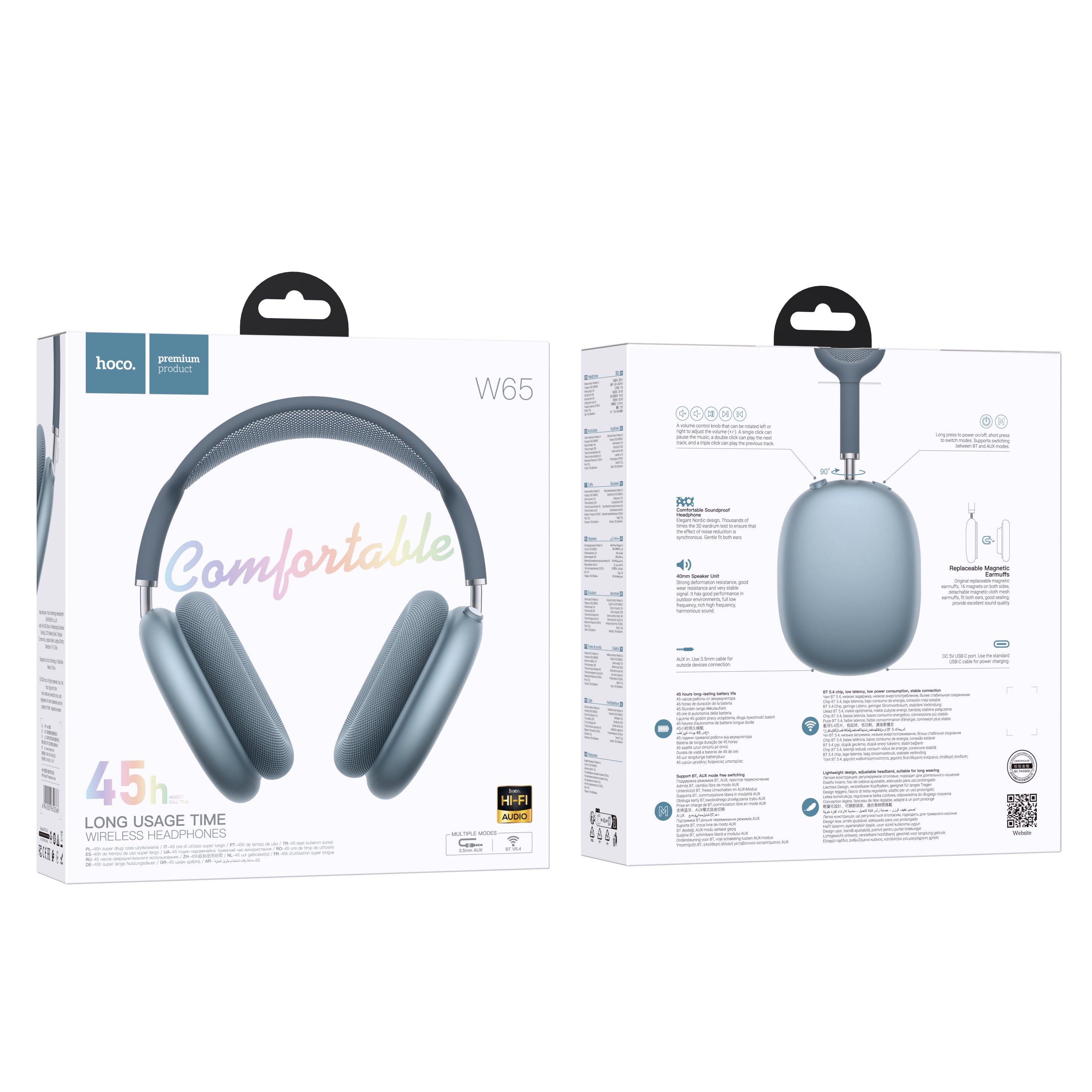 HD_SYNC:W65/W65 Plus magnetic earmuffs