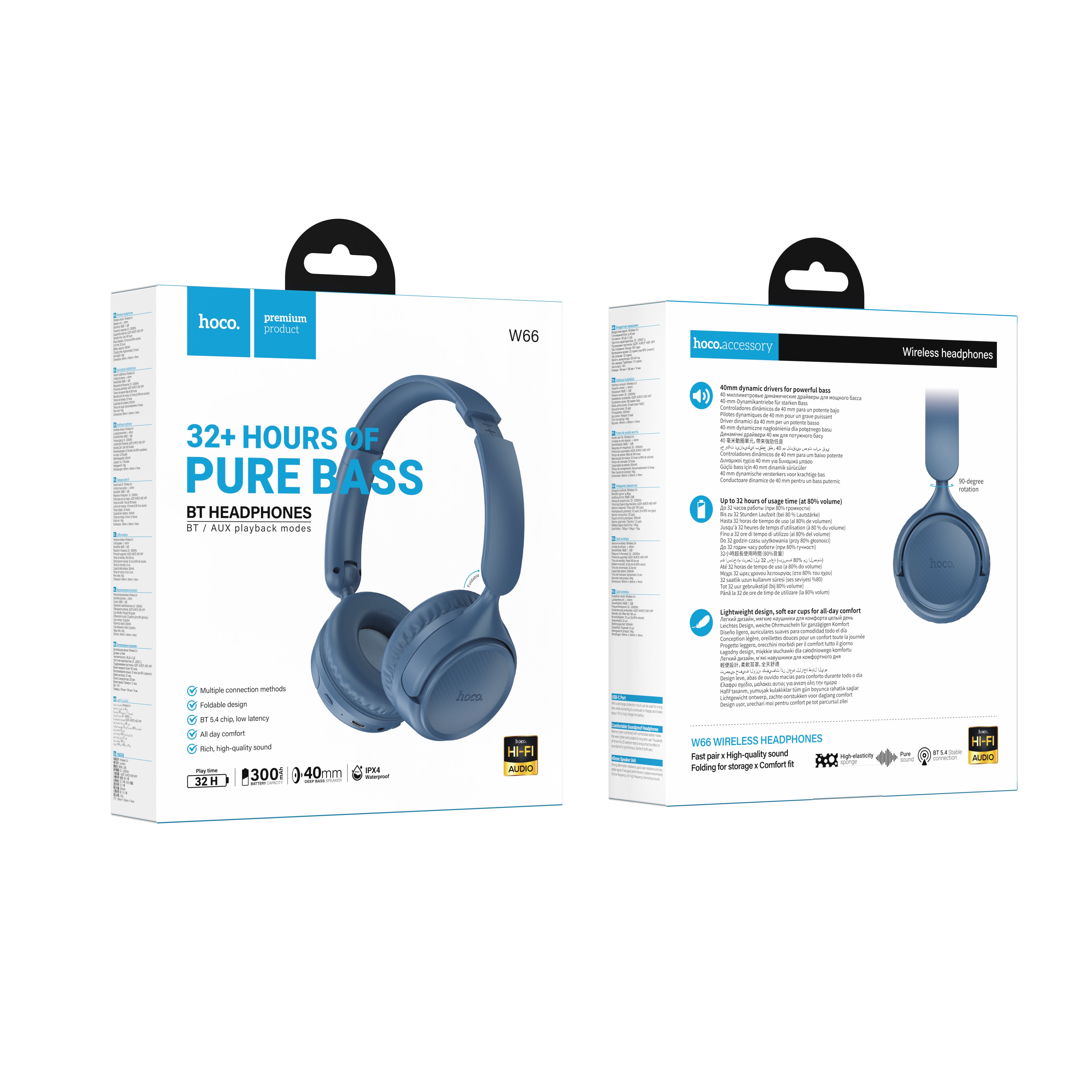 HD_SYNC:W66 Wave BT headphones