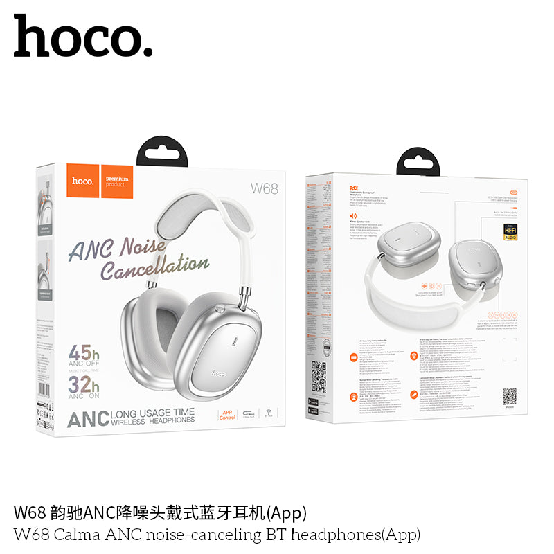 HD_SYNC:W68 Calma ANC noise-canceling BT headphones(App)