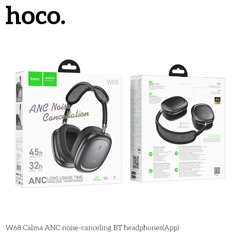 HD_SYNC:W68 Calma ANC noise-canceling BT headphones(App)