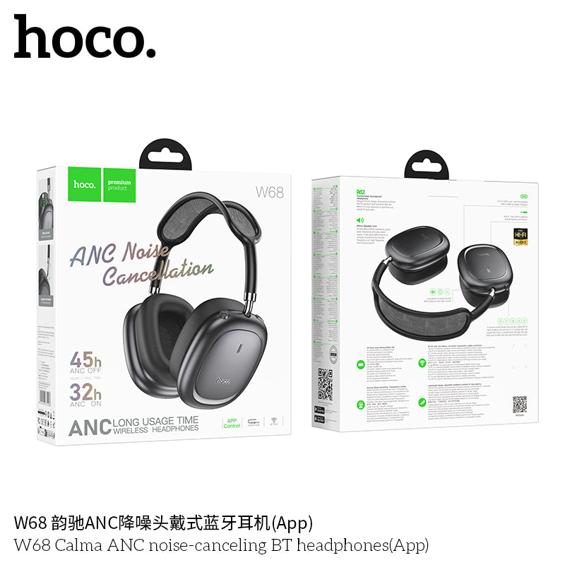 HD_SYNC:W68 Calma ANC noise-canceling BT headphones(App)