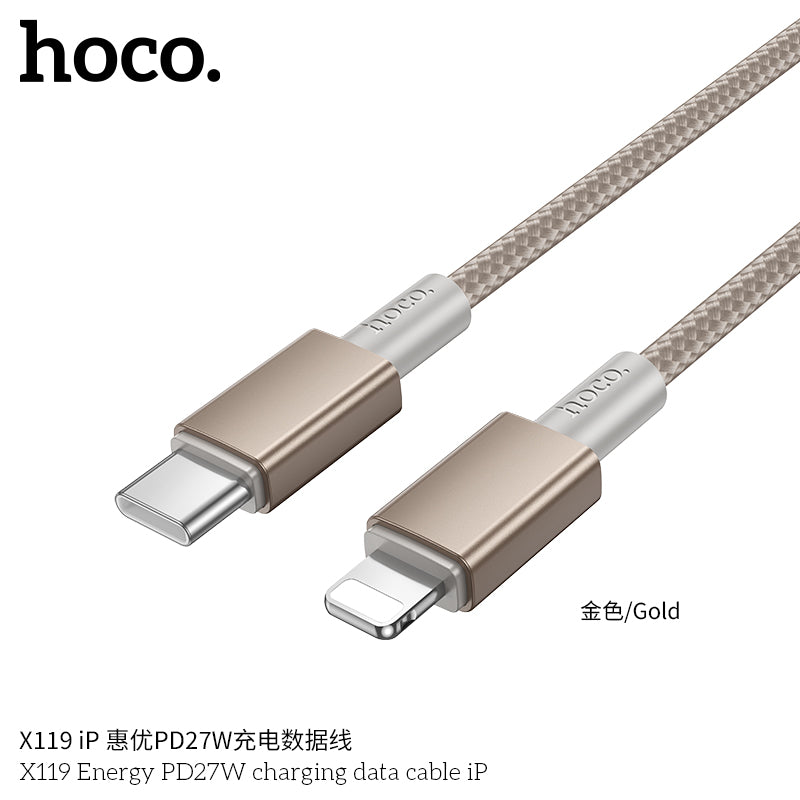 HD_SYNC:X119 Energy PD27W charging data cable iP(packaged)