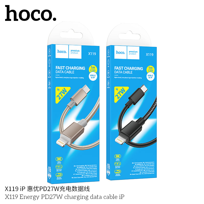 HD_SYNC:X119 Energy PD27W charging data cable iP(unpackaged)
