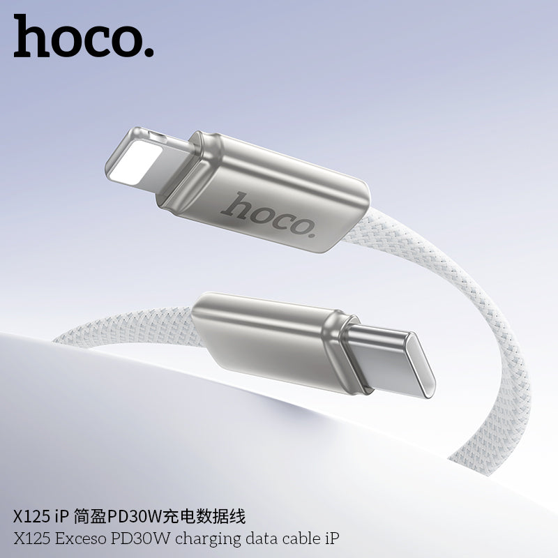 HD_SYNC:X125 Surplus 2-in-1 60W charging data cable C to C/iP