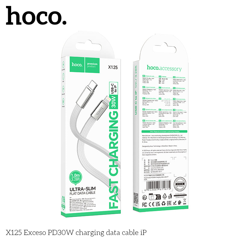 HD_SYNC:X125 Exceso PD30W charging data cable iP