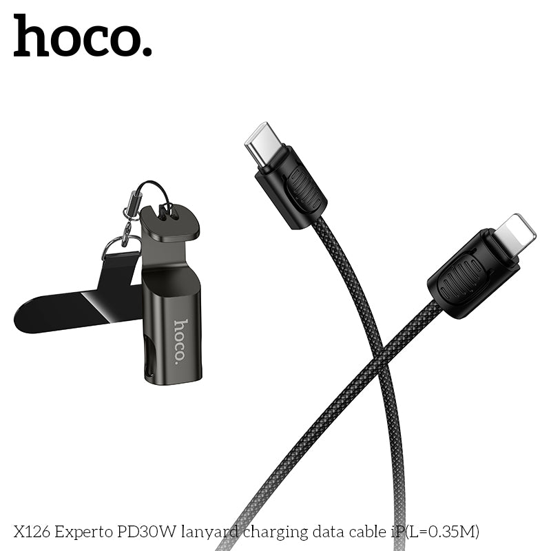 HD_SYNC:X126 Experto 60W lanyard charging data cable C to C(L=0.35M)