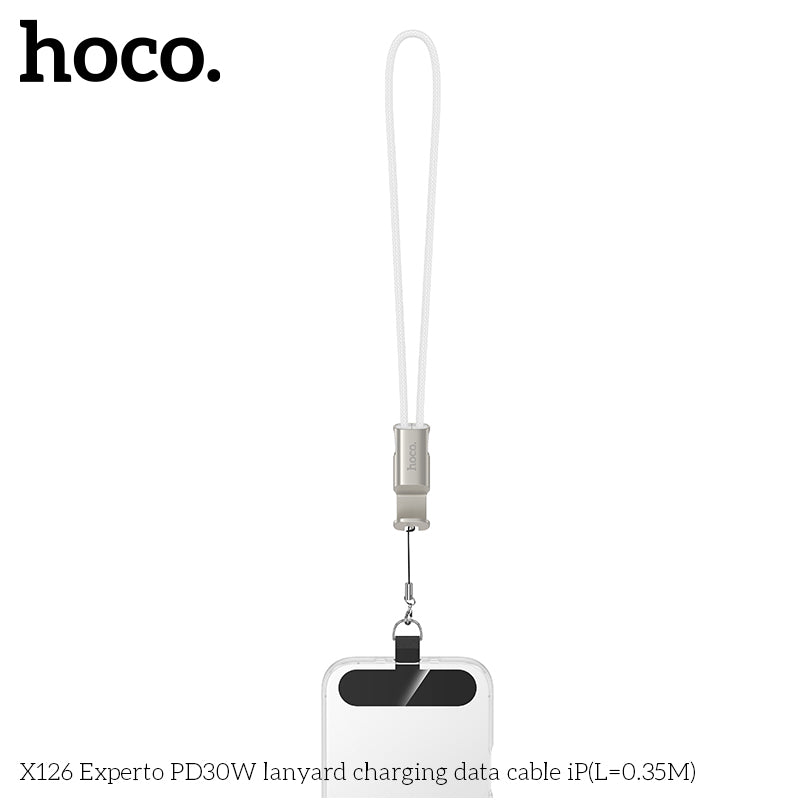 HD_SYNC:X126 Experto PD30W lanyard charging data cable iP(L=0.35M)