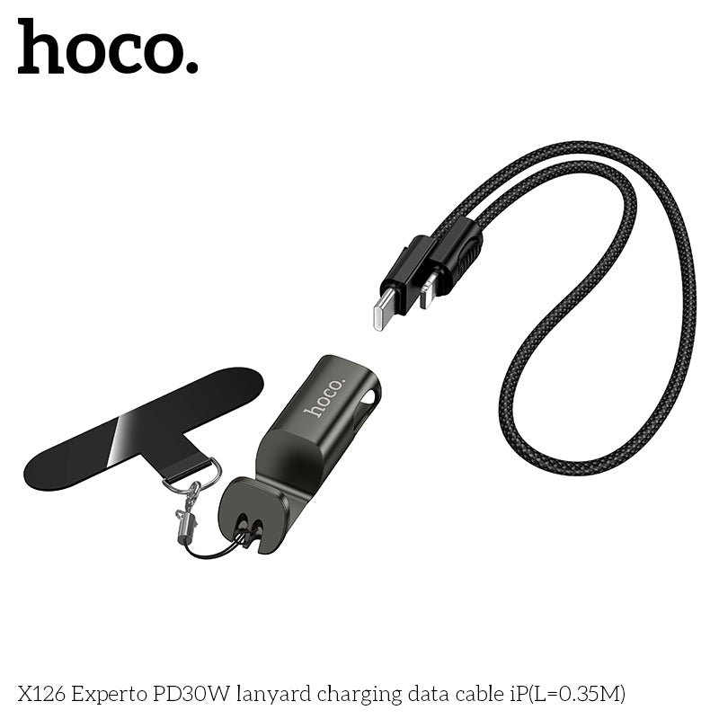 HD_SYNC:X126 Experto 60W lanyard charging data cable C to C(L=0.35M)