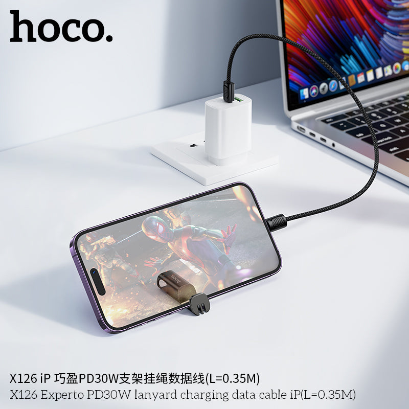 HD_SYNC:X126 Experto 60W lanyard charging data cable C to C(L=0.35M)