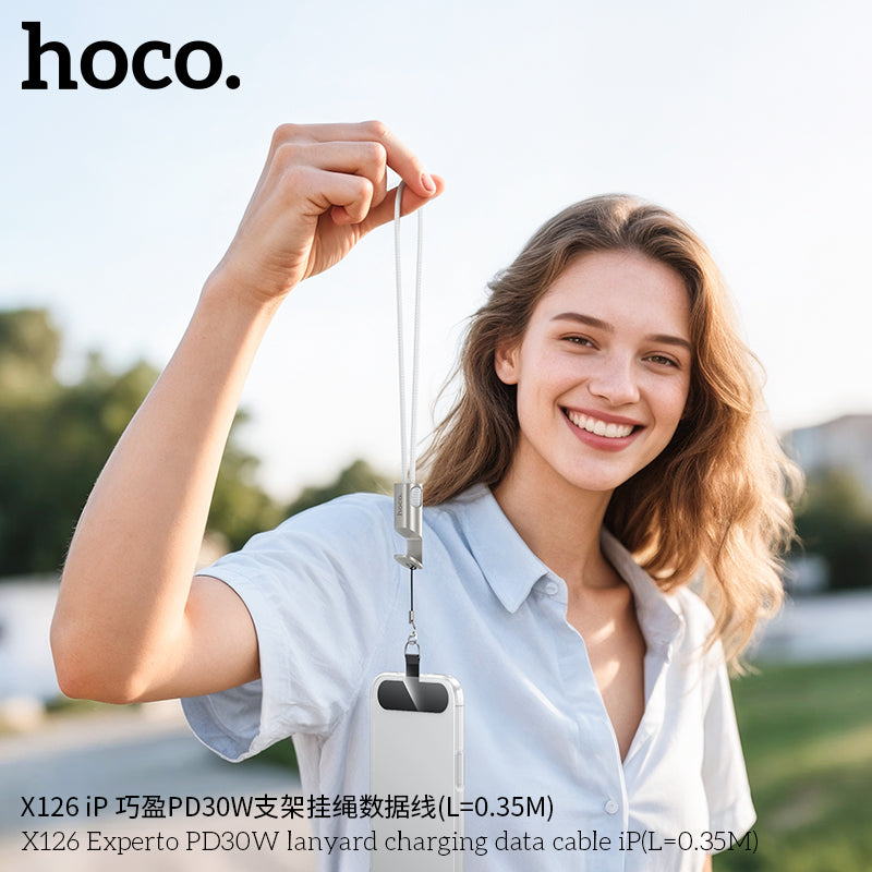 HD_SYNC:X126 Experto 60W lanyard charging data cable C to C(L=0.35M)