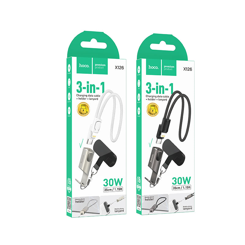 HD_SYNC:X126 Experto 60W lanyard charging data cable C to C(L=0.35M)