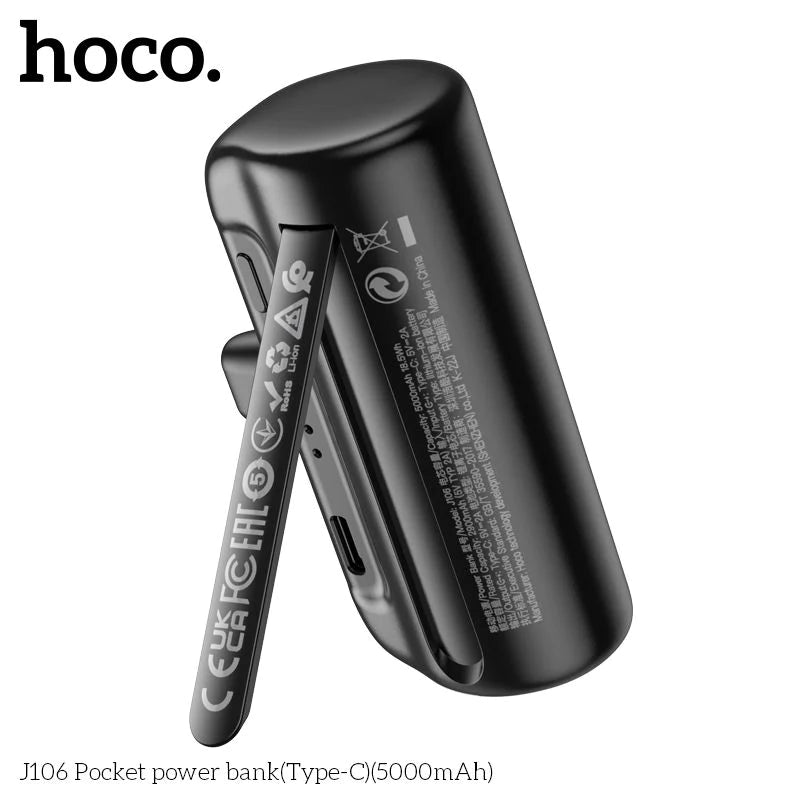 Hoco 5000mAh Mini Compact Powerbank with Lightning Connector J106