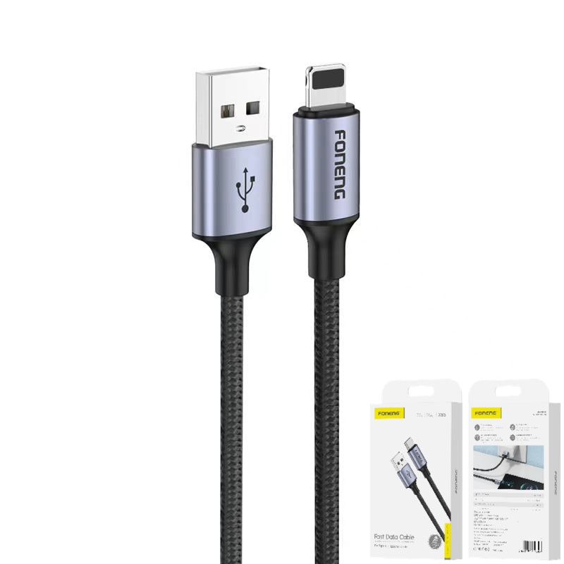 X95 1.2M METAL HEAD BRAIDED USB TYPE C CABLE