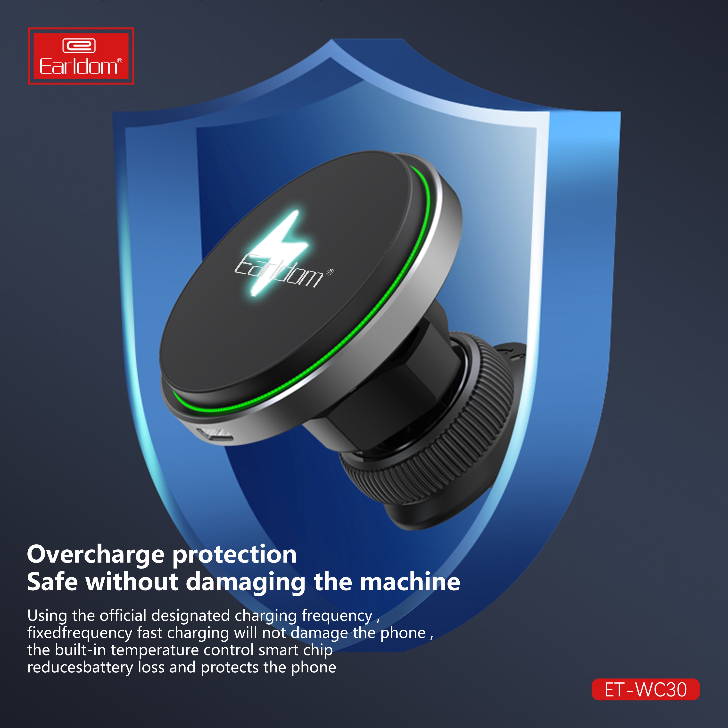 Airvent Dashboard Car Wireless Charger Meganetic