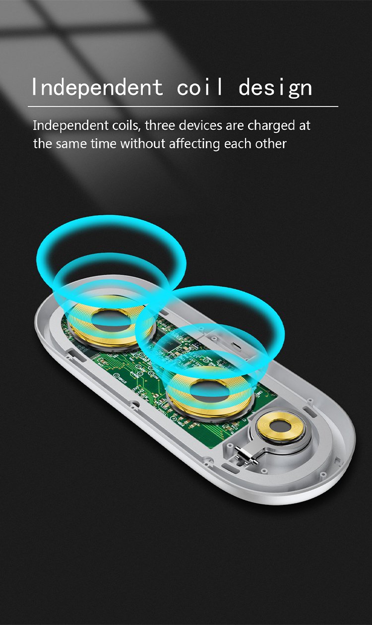 5 in 1 wireless charger pad
