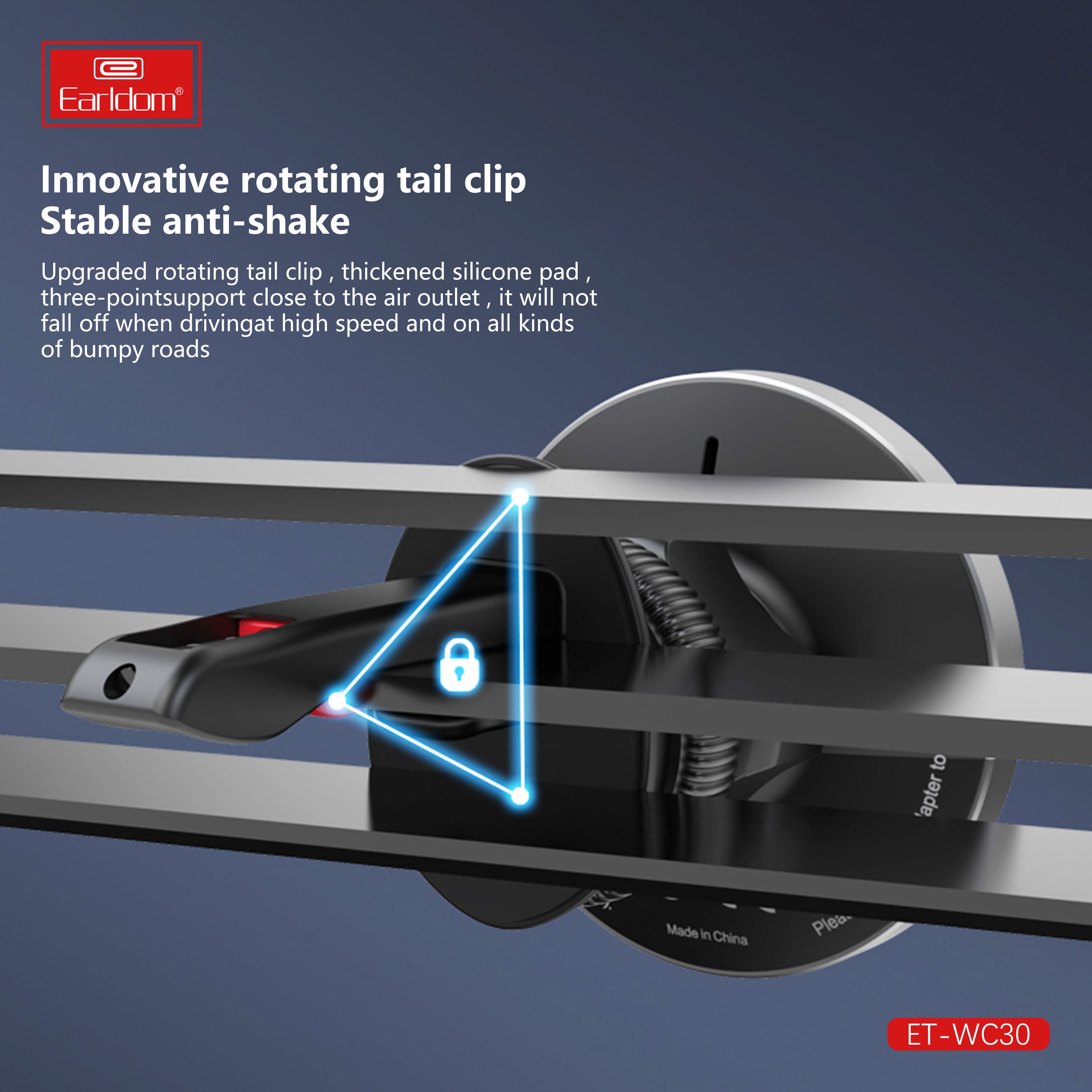 Airvent Dashboard Car Wireless Charger Meganetic