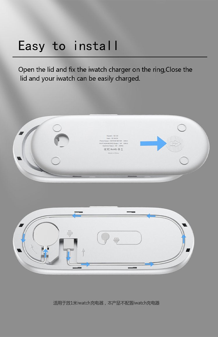 5 in 1 wireless charger pad