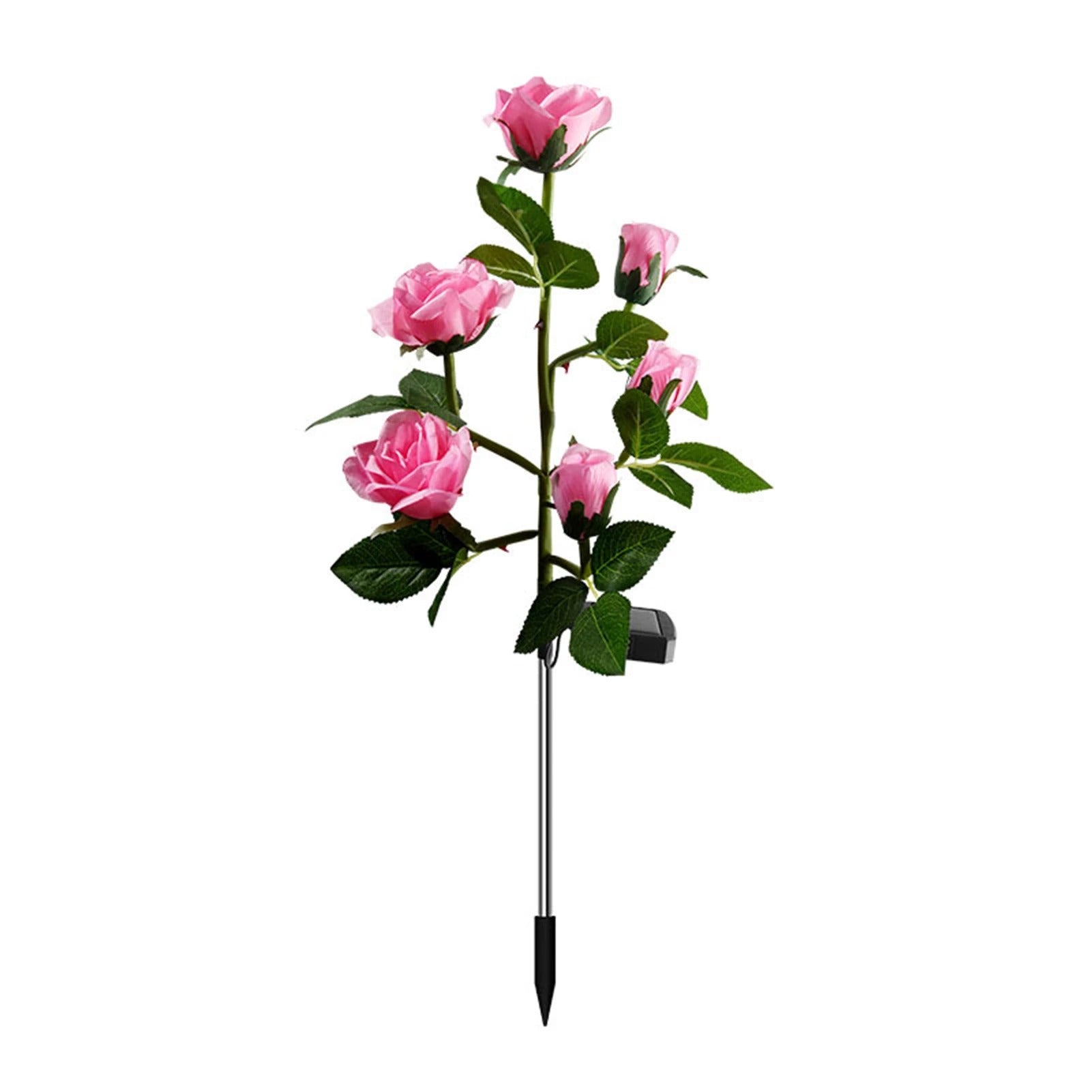 Solar Rose Light Lamp Blue Rose Flower