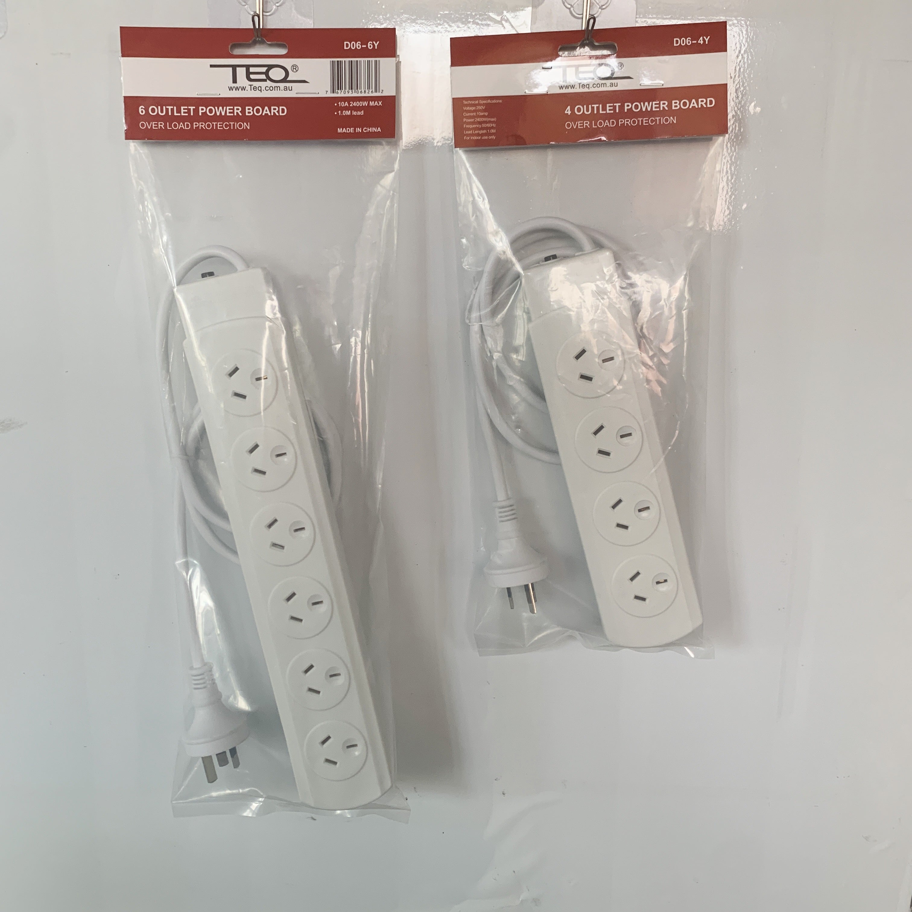 4 Plug Power Board Overload protection