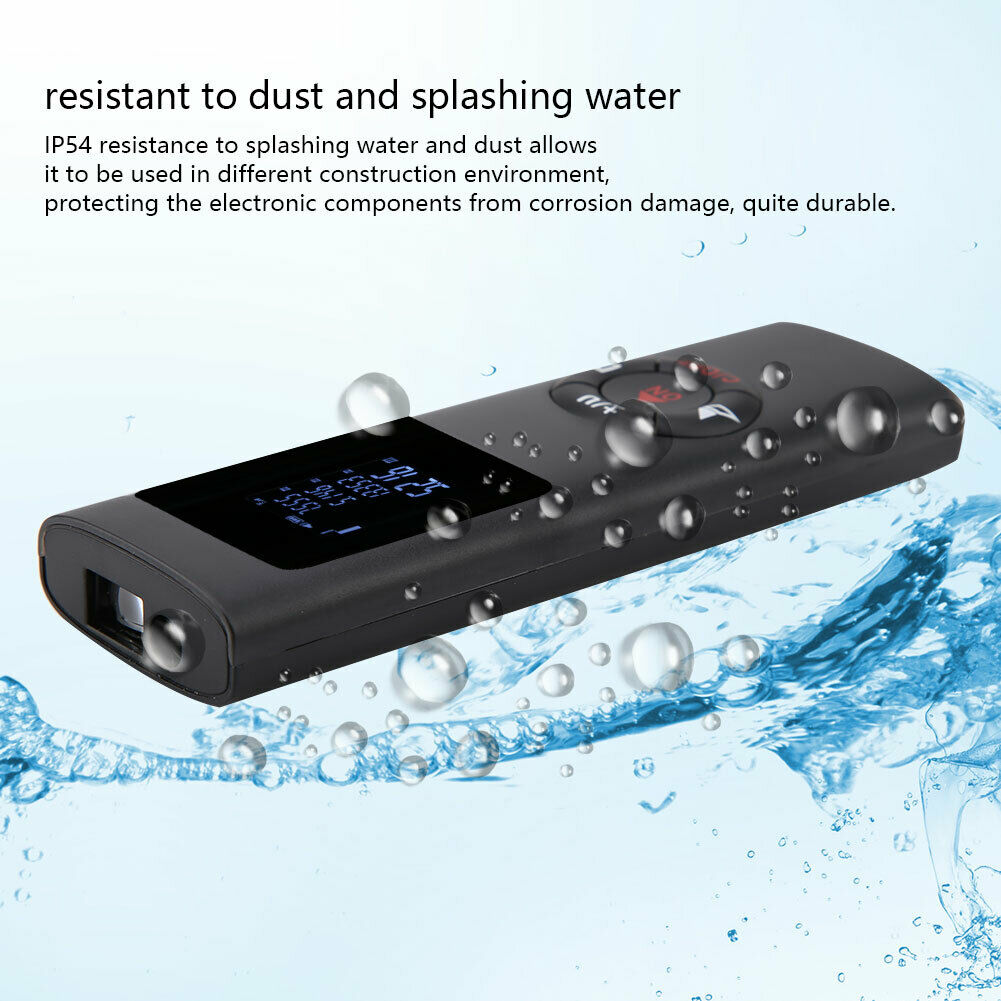 JQ-40 40m HD Backlight Digital Laser Distance Meter Range Finder Diastimeter