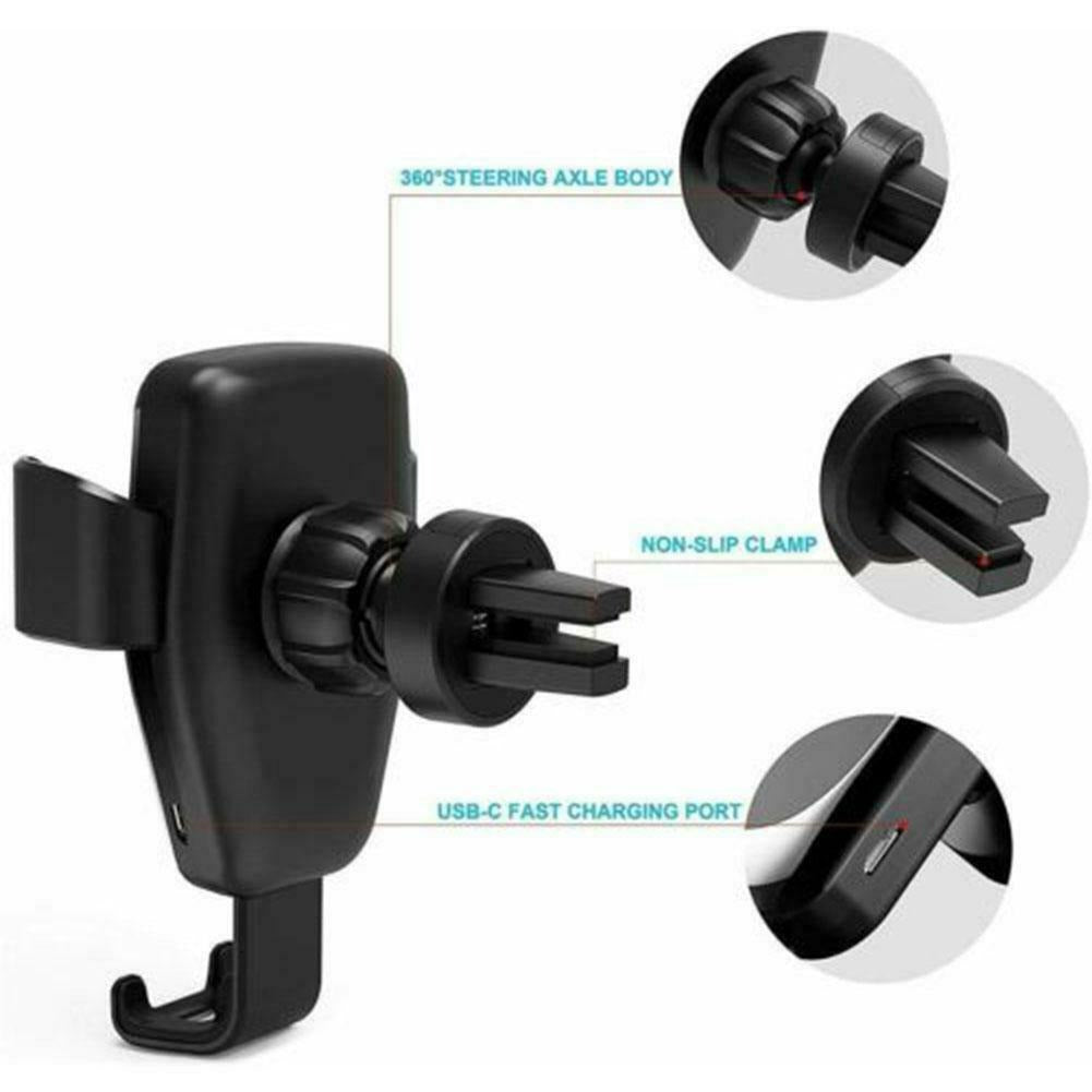 Wireless Car Charging Charger Automatic Mount Clamping